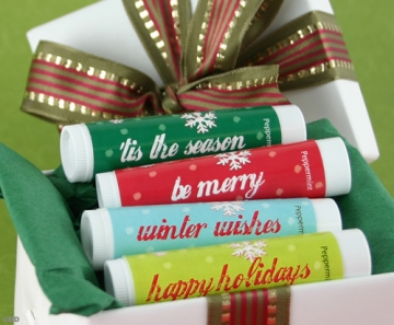 Holiday Themed Lip Balm ~ Assorted Designs to Choose